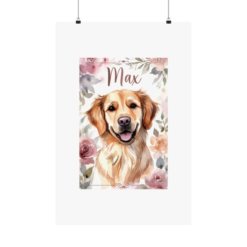 Poster opaco ritratto golden - opaco,