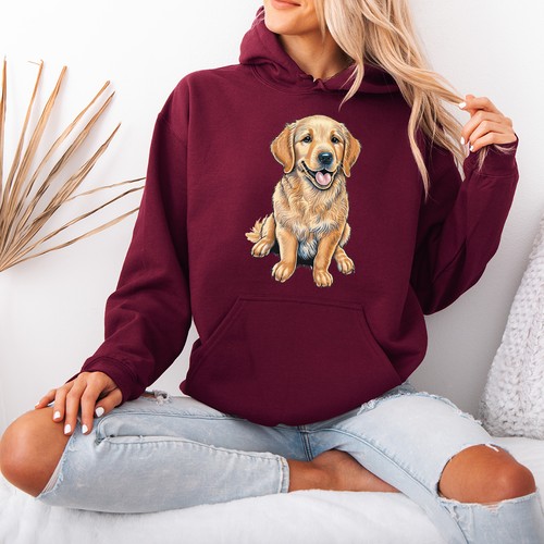 Felpa con cappuccio golden - con,