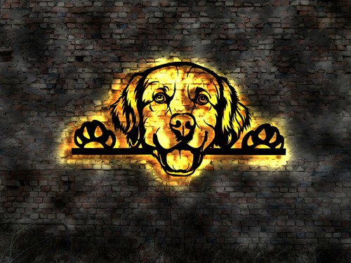 Quadro parete golden - quadro,