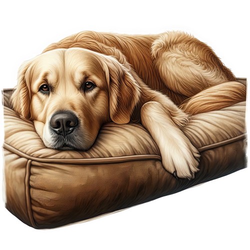 Adesivi golden retriever - 6,
