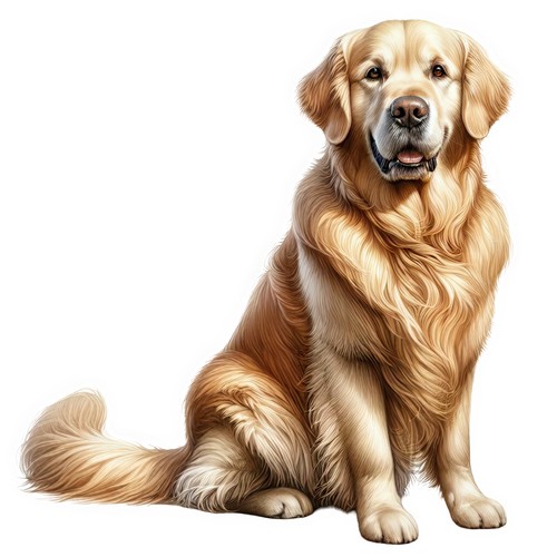 Adesivi golden retriever - 6,