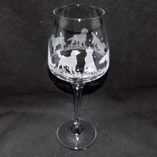 Bicchiere vino inciso - bicchiere,