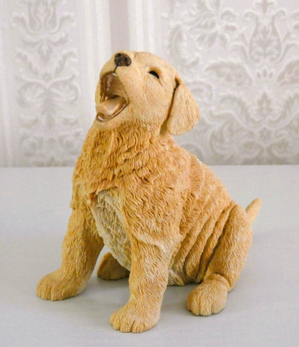 Golden retriever puppy - golden, by